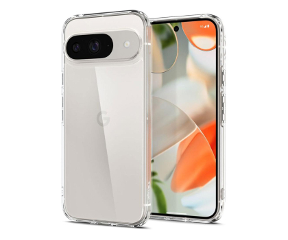 Etui do telefonów SPIGEN Ultra Hybrid do Google Pixel 9 / Pixel 9 Pro Crystal Clear ACS07687